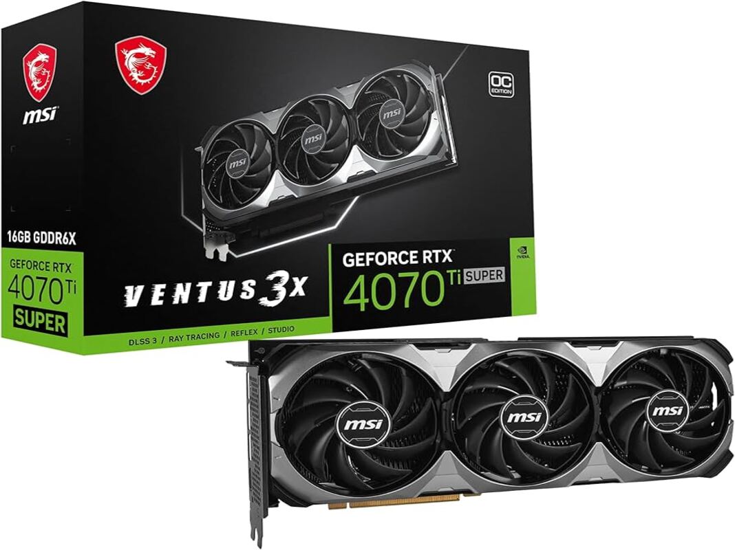 NEW QUALITY MSI Gaming RTX 4070 TI Super 16G Ventus 3X OC Graphics Card