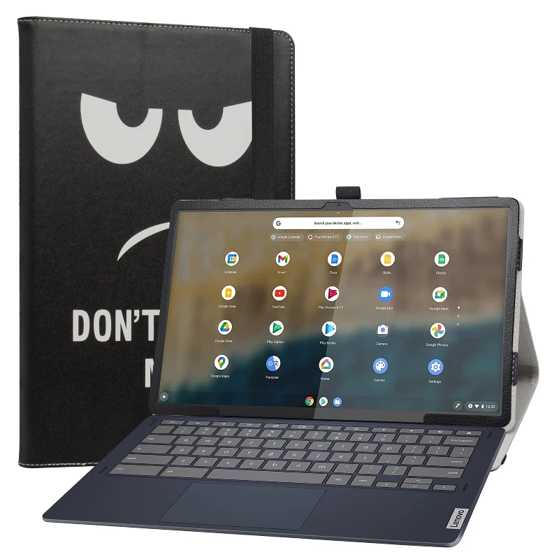 capa para lenovo ideapad duet chromebook capa dobrável com fecho elástico