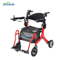 Folding Adjustable Electrical Lightweight Walker Rollator Power Multifunction 1