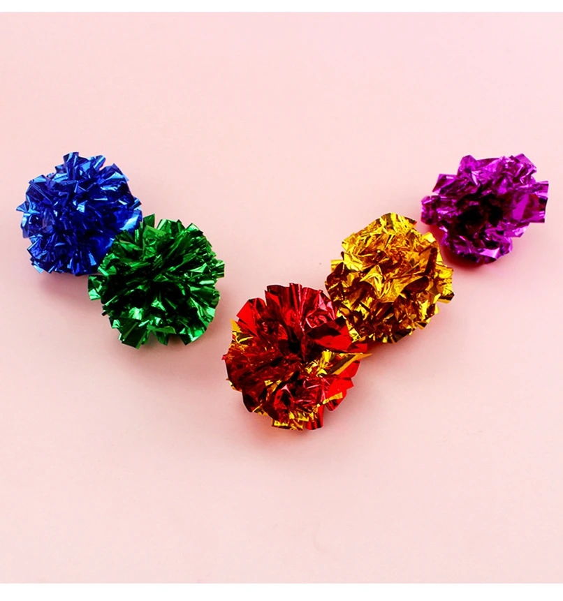 Palline Fruscianti Per Gatti: 16 Pezzi Colorati Con Suono Divertente Per Farli Giocare Tutto Il Giorno! - Foto 6