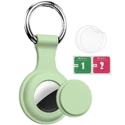 Sturdy Aluminum Alloy Keychain with Protective Cover and Carabiner Attachment (Waterproof - Grass)