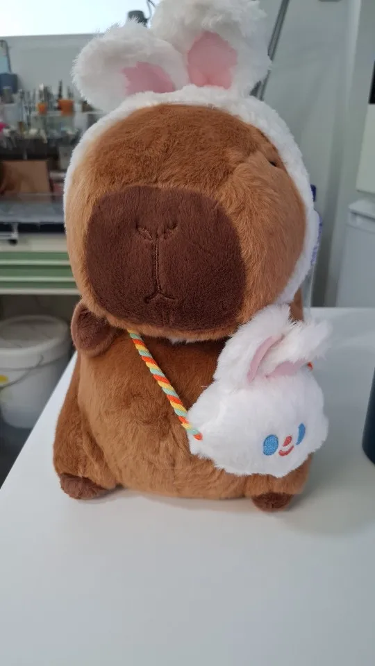 Hatted Capybara Plushies - Squeaky Purse Edition photo review