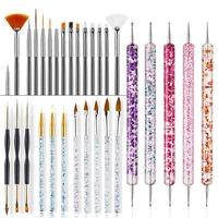 Nail Art Brush Set, Colorful Light Therapy Pen, Dual Tip Drill Pen, Nail Art Tools Pen, Precision Made 2