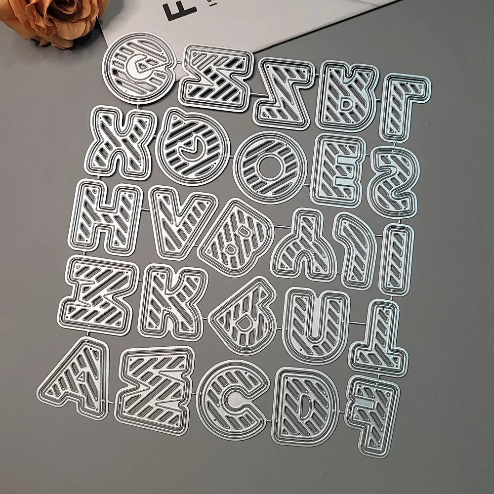 BigSizeAlphabetMetalCuttingDiesScrapbookEmbossingCapitalLetter
