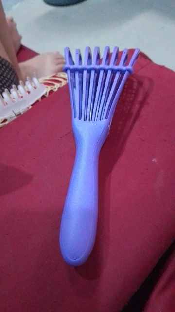 Escova Polvo Detangler para Cabelos Cacheados - Sortido - Desembarace com Facilidade e Realce a Beleza dos Seus Cachos photo review