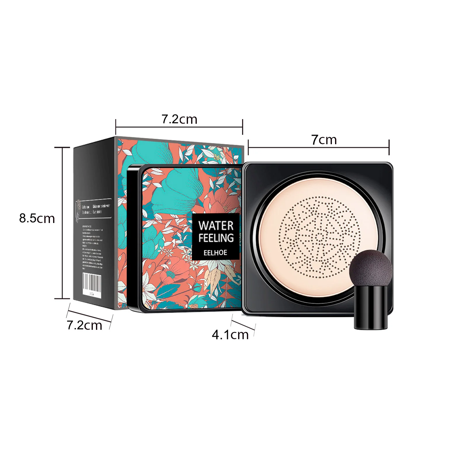 EELHOE Face Makeup Air Cushion BB Cream Perfect Coverage Brighten Skin Tone Moisturizing Oil Control Concealer Makeup BB Cream