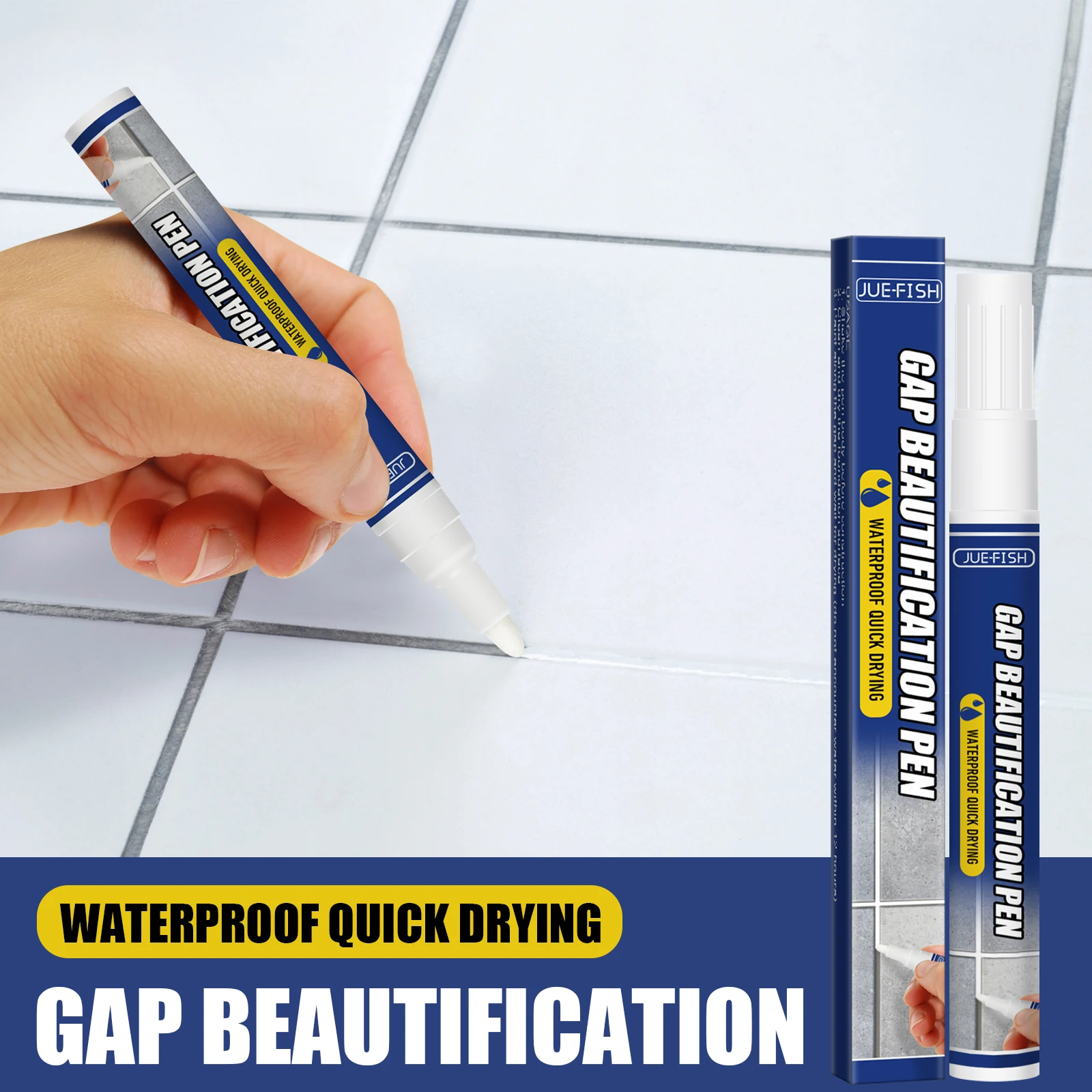 Waterproof Tile Gap Paint Pen for Kitchen Bathroom Floor