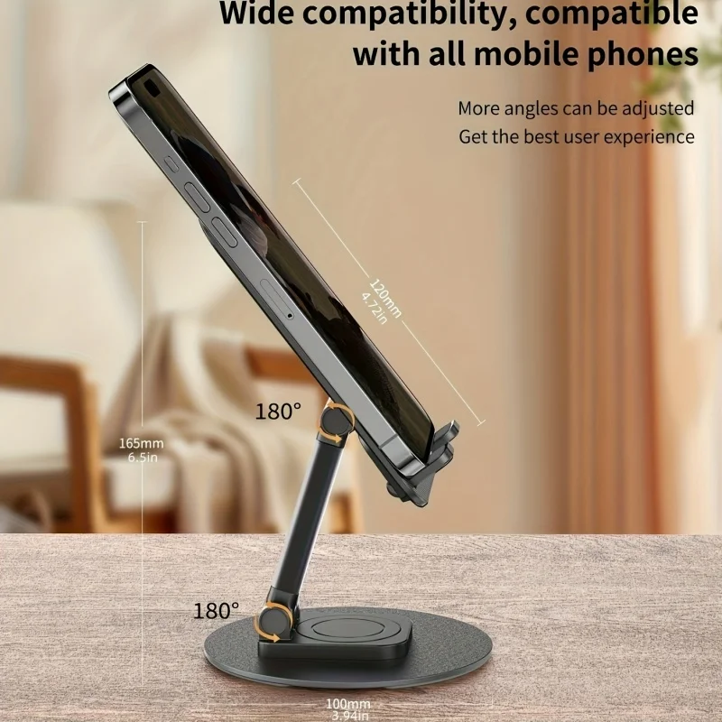 Portable Mobile Phone Holder Stand For IPhone IPad Xiaomi Adjustable Desktop Tablet Holder Universal Table Cell Phone Bracket