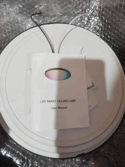 Smart WIFI LED Round Ceiling Light RGBCW Dimmable photo review