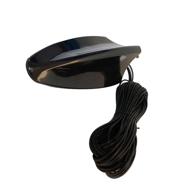 Antenna Pinna Di Squalo DAB+ FM/AM GPS Per Auto - 5m Cavo, Booster Segnale, Compatibile Con Molte Autoradio - 2
