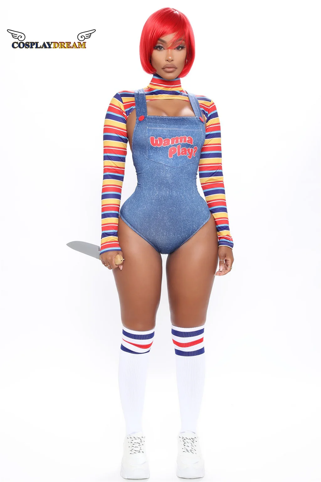楽天市場】チャイルドプレイ チャッキー ティファニー 大人用 セクシー コスプレ コスチューム 衣装 ハロウィン Child's Play :  LAngelina Smiffys レディース Smiffys 公式ライセンスチャッキーコスチュームスミッフィーズ 公式ライセンスチャッキーコスチューム, image size:1024x1536