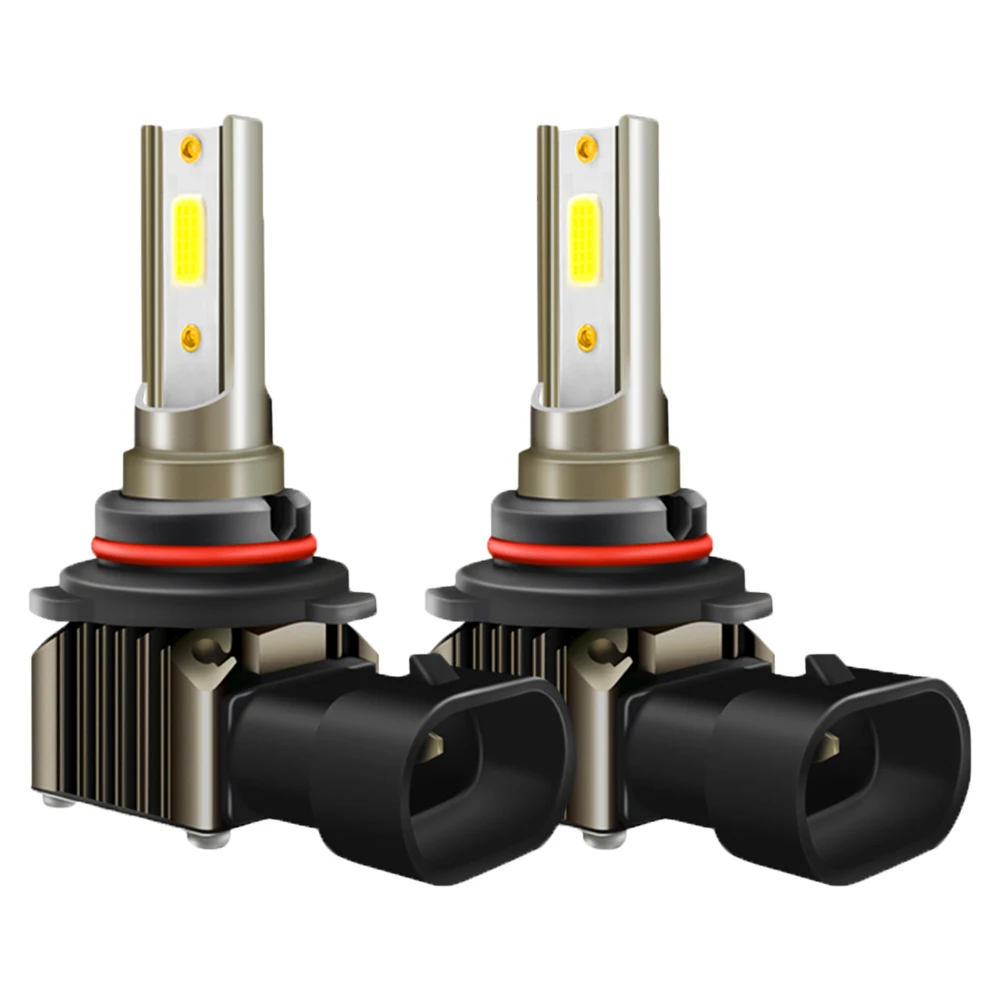 2x HIR2 LED 헤드라이트 캔버스 오류 없음 9012 자동차 전구 고출력 6000K 백색광 다이오드 램프 12v 55w 토요타 아우리스 20122018용