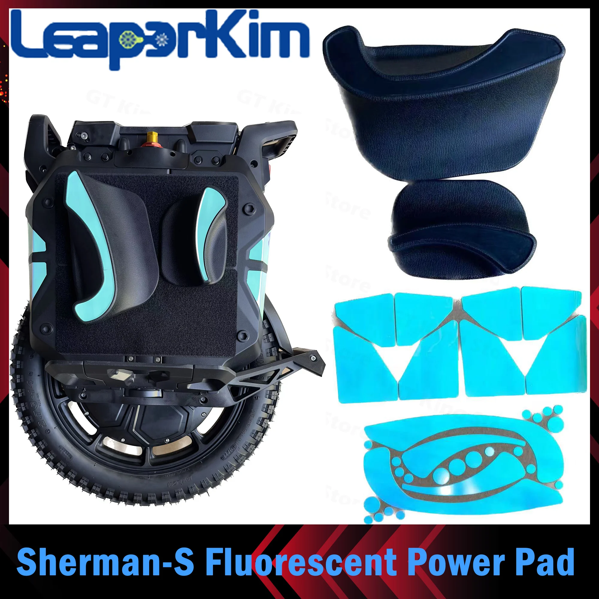 OriginalShermanSElectricUnicycleFluorescentPowerPadLegPadsEUCPartsAccessories