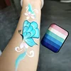 30g Face Painting Rainbow Split Cake Non-Toxic Glow Water-Based Eyeliner For Christmas Halloween Special Makeup 4