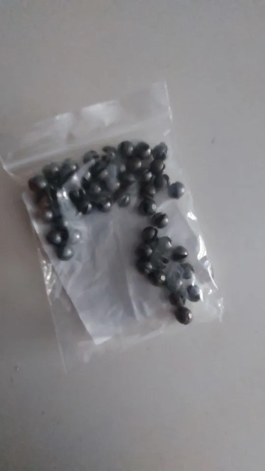 DNDYUJU 50pcs Round Split Shot Fishing Weights Lead Explosion Sinker Fishing Float Weight Tackle Tool Fishing Accessories photo review