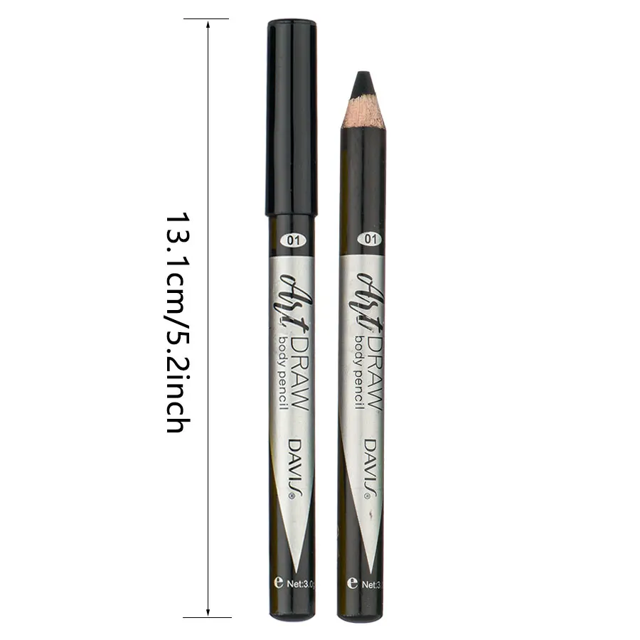 15 Color Eyeliner Lip Liner Pen Black Blue Multicolor Metallic Pearly Glitter Matte Finish Punk Smokey Style Makeup Pen