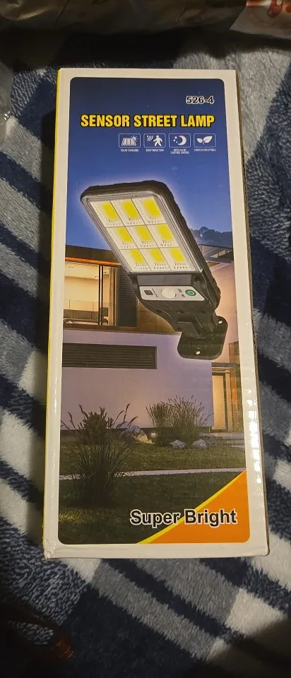 Wall Lamp, Solar Lamp, Lighting Mode, Motion Sensor Lamp Outdoor 9-grid Cob Solar Wall Lamp Garden Wall Courtyard Path Lighting photo review