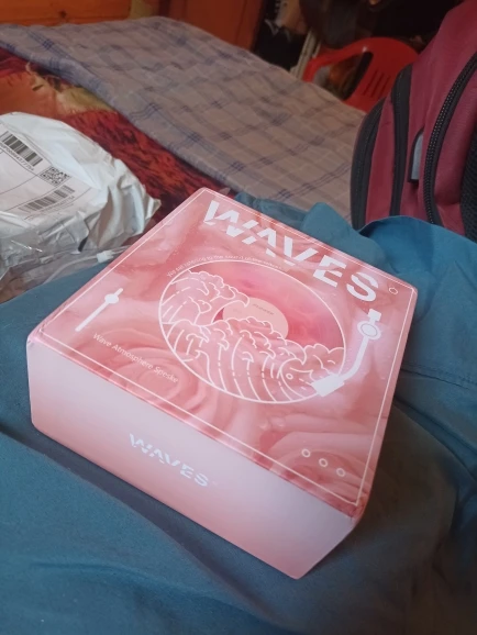 Wave Vinyl Record Player, customer photo