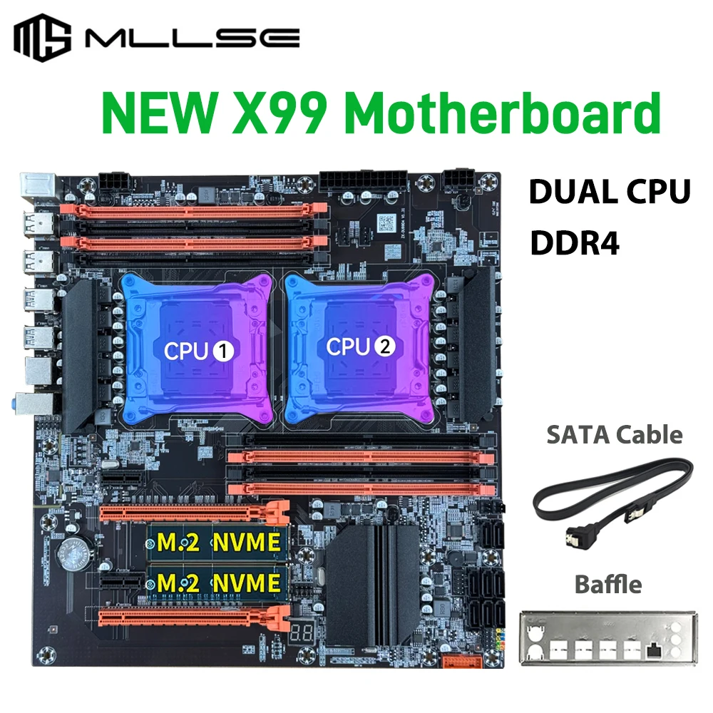 Placa Mãe MLLSE X99 Dual