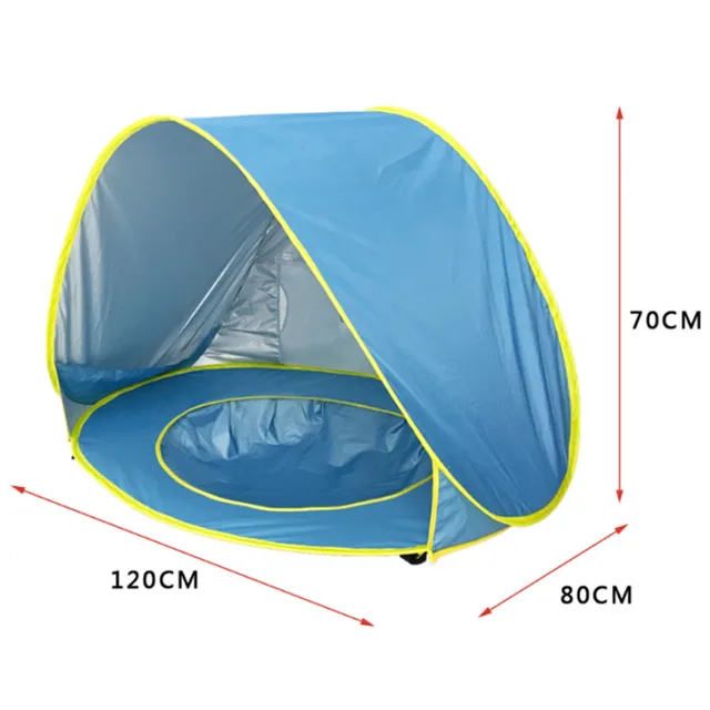 Hordozható Baby Beach Sátor Árnyék Medence Uv Protection Sun Menedék Csecsemő Kültéri Játék Nyári Gyermek Úszás Prop Ház - Image 6
