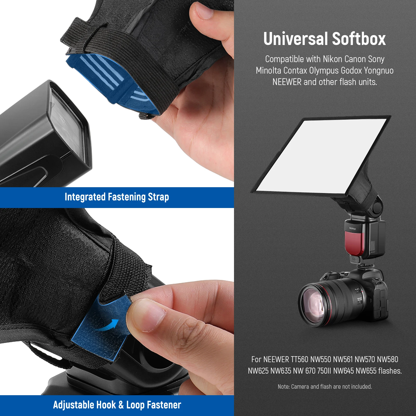 NEEWER Universal Flash Diffuser Light Softbox 5