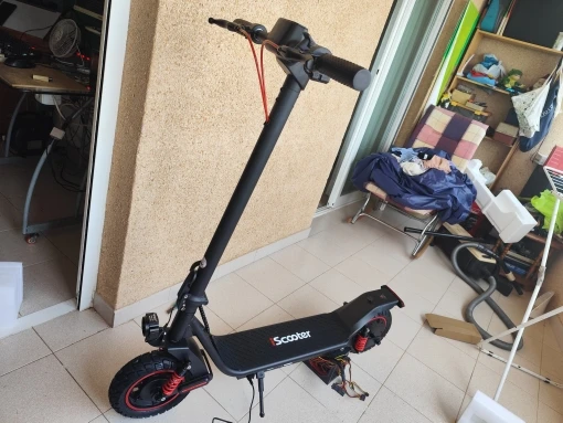 Iscooter-patinete eléctrico i10pro, Scooter plegable con neumático de 10 pulgadas, 800W, 48V, 15Ah, velocidad máxima de 45 km/h, alcance de 60KM, con aplicación photo review