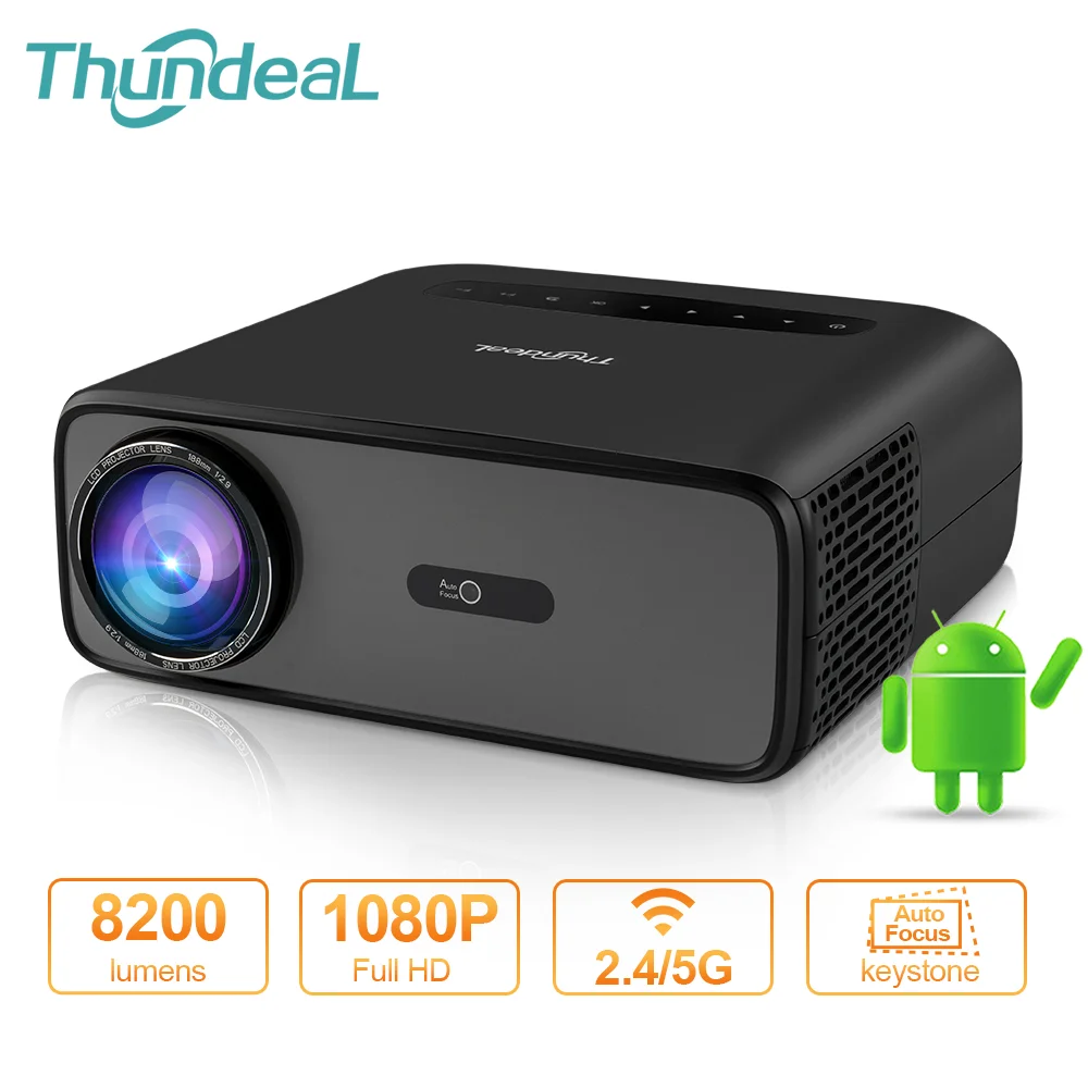 1080p Full HD Video Projector Portable Projector 4K WiFi Bluetooth Proyector  Android Smart TV Data Show Home Theater проектор - AliExpress