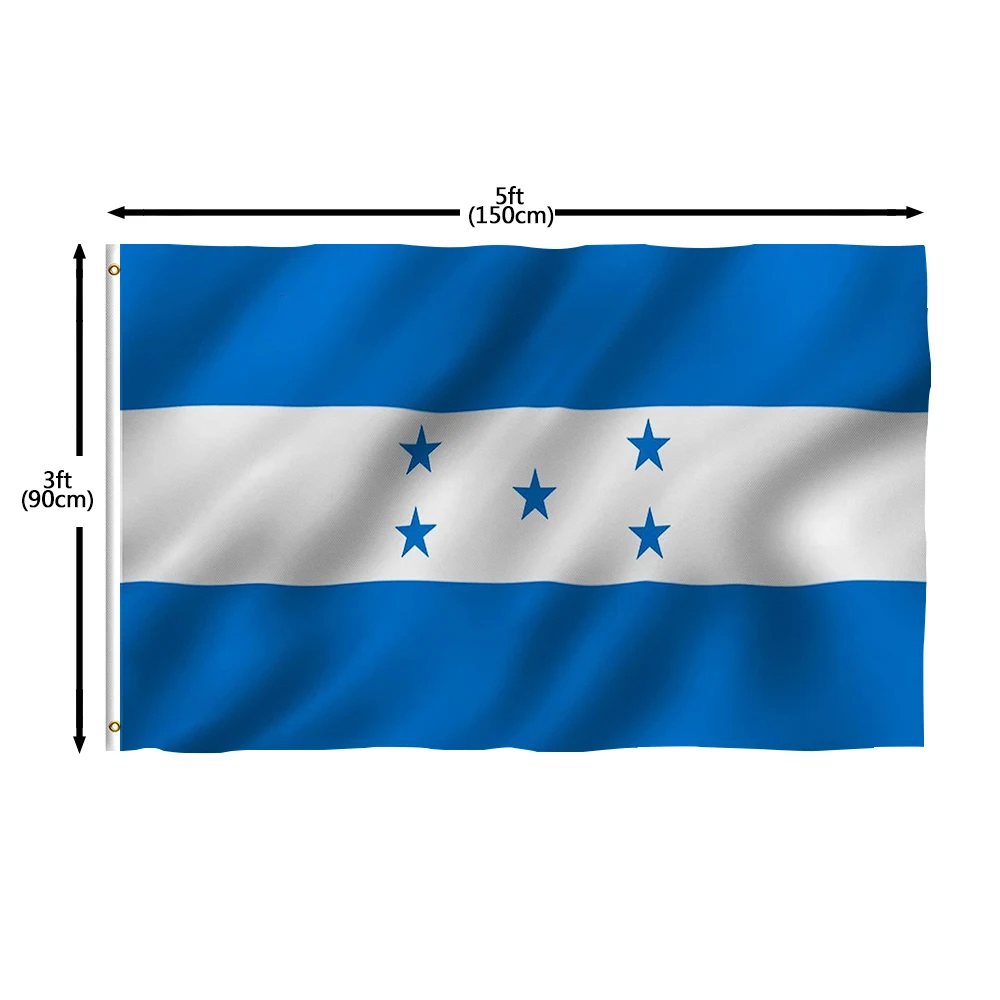 

Fast Delivery Digital Printing 100% Polyester National Honduras Flag