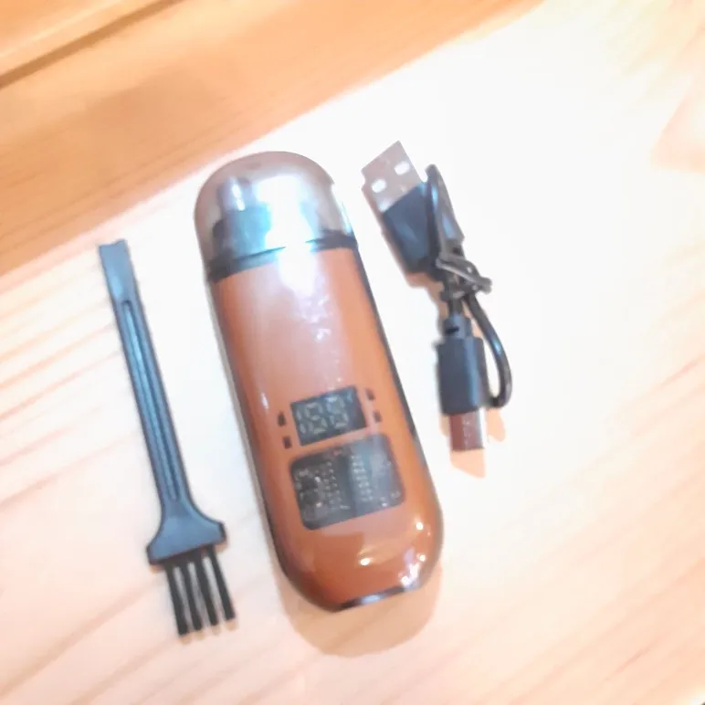 Mini máquina de cortar cabelo elétrica para nariz, recarregável, multicinética, 2 em 1, unissex, totalmente automática, lavável, aparador de nariz photo review