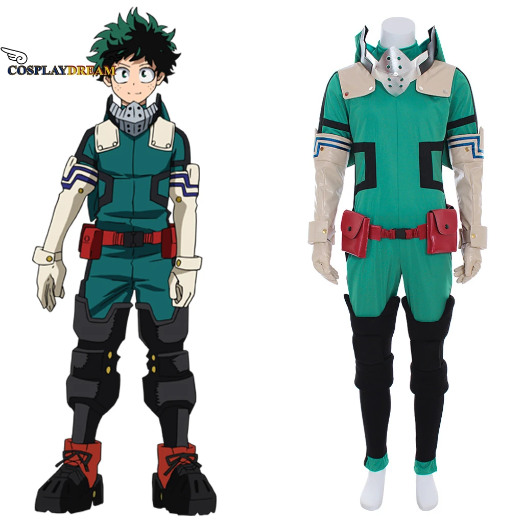 

My Hero Academia Izuku Midoriya Cosplay Costume Boku No Hero Academia Deku Batting Suit Halloween Outfit Midoriya Izuku Costume