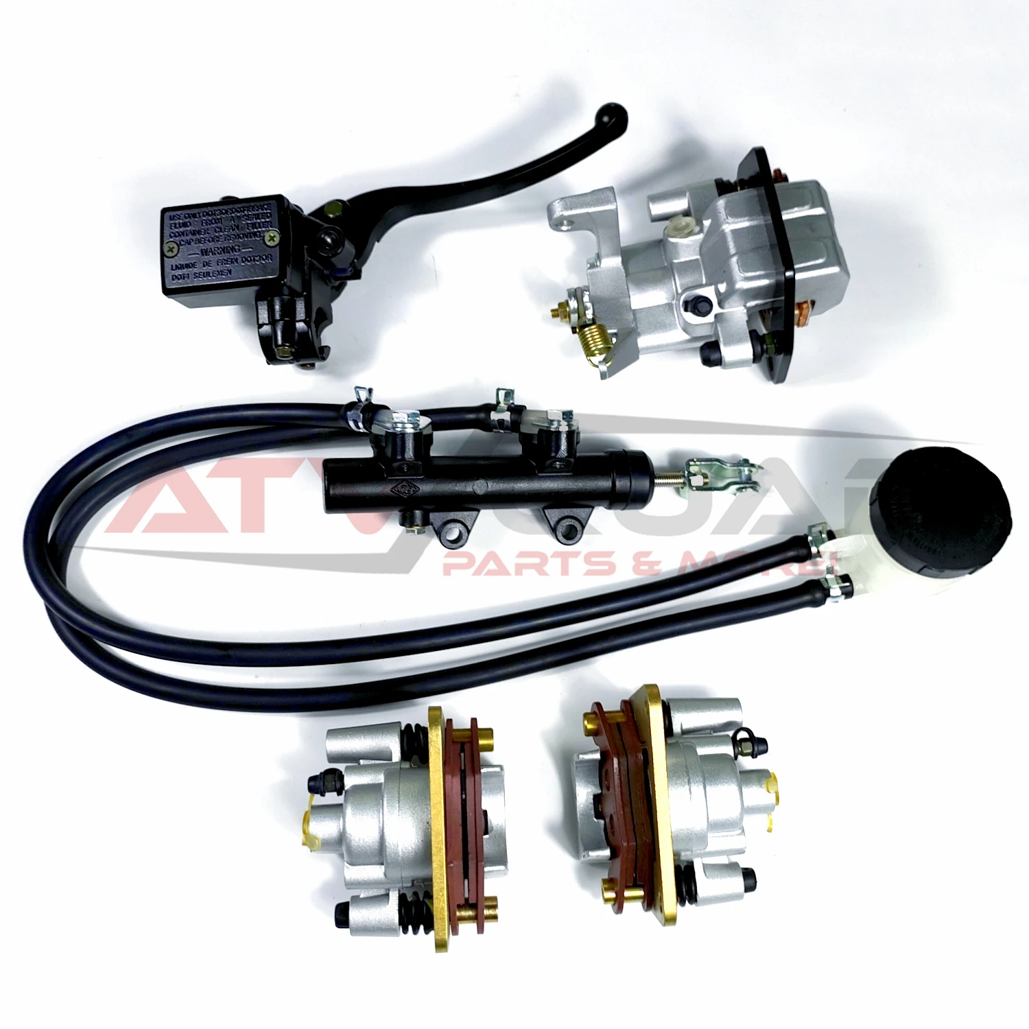 Brake Master Cylinder Caliper Kit for CFmoto 550 X5H.O. 2014-2016 9CR6-081100 9010-080600 9010-080800 9010-080700 9CR6-081200