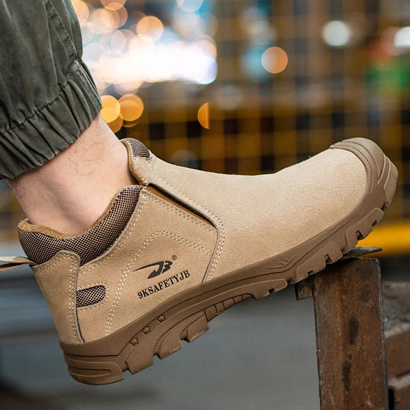 Safety Shoes Men Insulated Anti-smashing Indestructible Industrial Work Puncture Proof Construction Boots