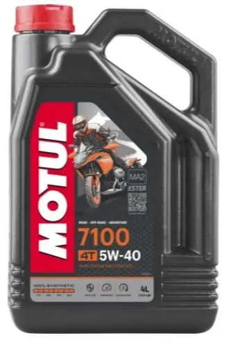 Motul Oil 7100 4T 5W40 4 Litri 104087 Olio Lubrificante Motore Moto Moto Sintetico