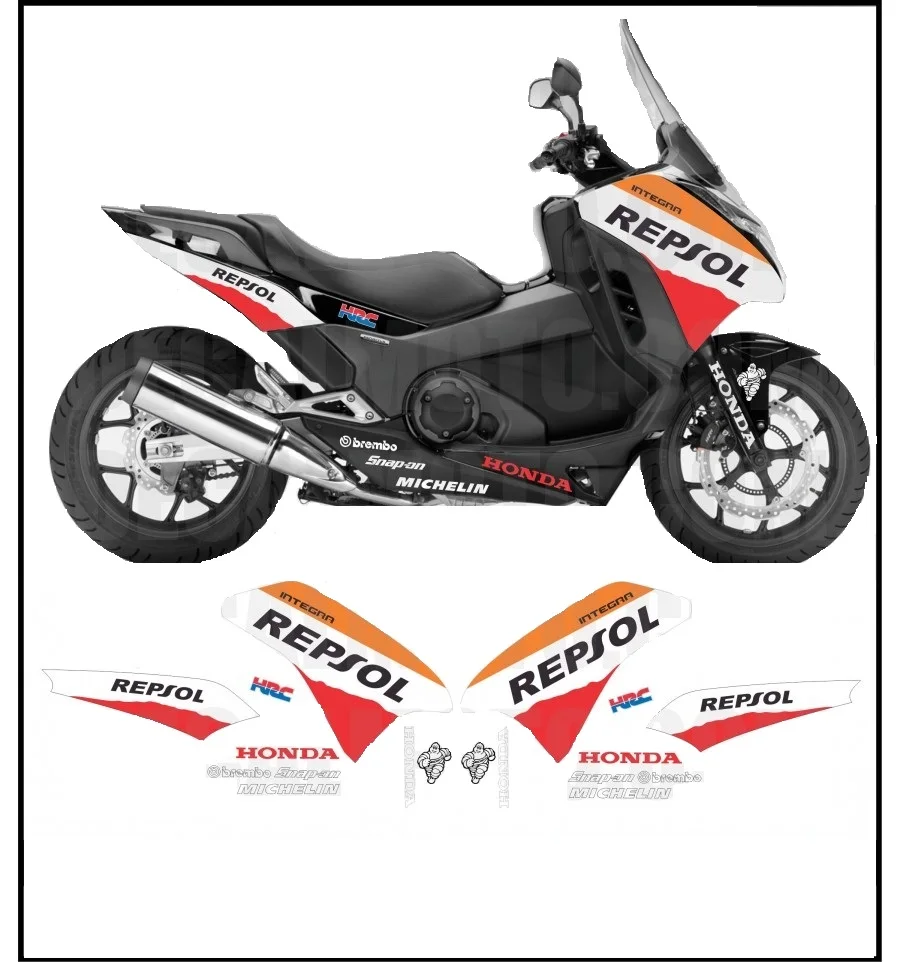 Labelbike - Adesivo 3D Moto Pedana Centrale Protezione E Decorazione In - Foto 3