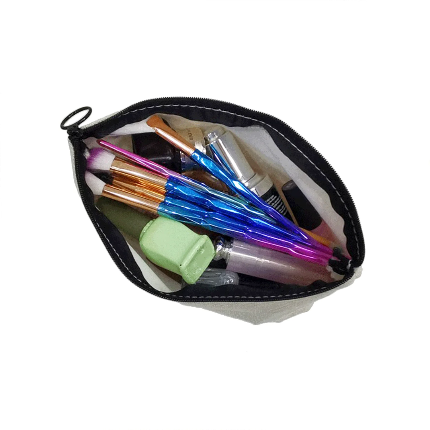 Custom Printed Clear Zippered Pencil Pouch