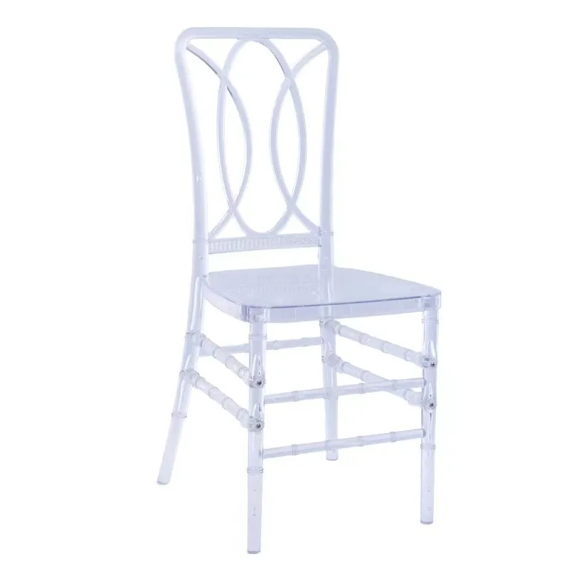 Transparent Acrylic Detachable Tiffany Chair 100 Pcs For Outdoor Wedding Moment Party Gathering Hotel