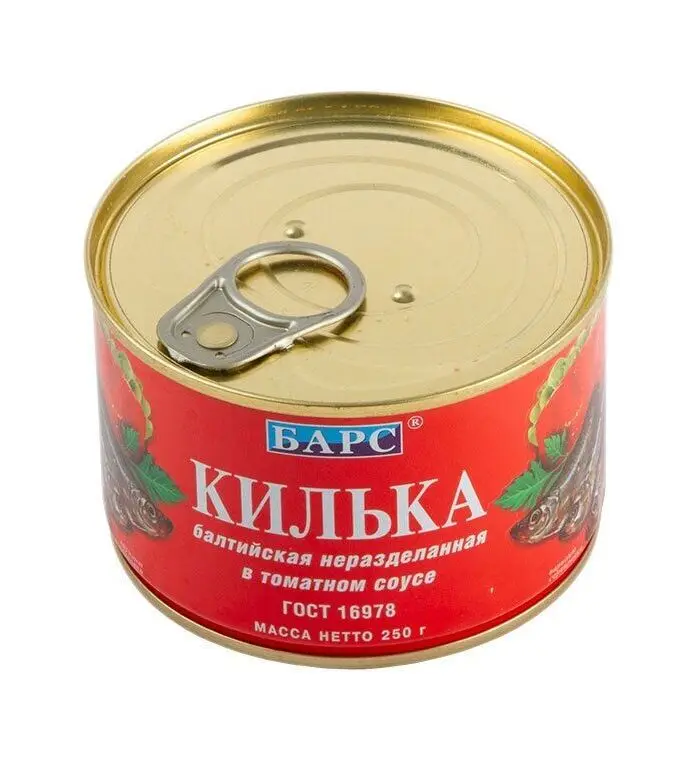Рисунок 2 - Упаковка 24 банки Килька балтийская