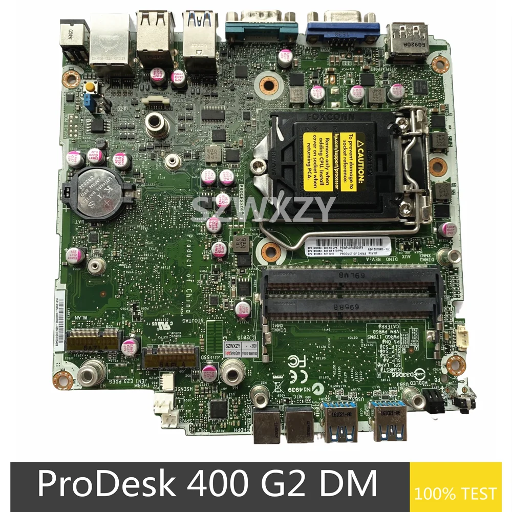 Original For Hp Prodesk 400 G2 Dm Desktop Mini Pc Motherboard Lga 1151
