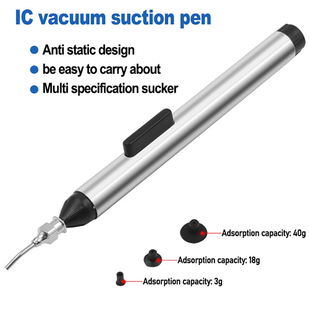 Vacuum Sucking Pen Tools FFQ-939 Header Alternative Tweezers Pick Up Mini IC SMD