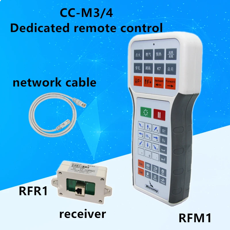 Nuovo Thc Plasma Versione Aggiornata Cc-M3/4 Sistema Di Controllo Telecomando Wireless Rfm1 Rfs1 Macchina Da Taglio Cnc Al Plasma A Fiamma
