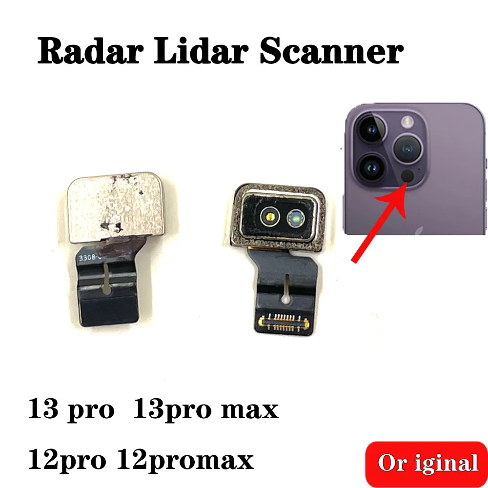 Radar Range Finder Scanner Cabo Flex Lidar para Iphone 12 12 Pro 13 Pro Max Peças de Reparo 100 Original