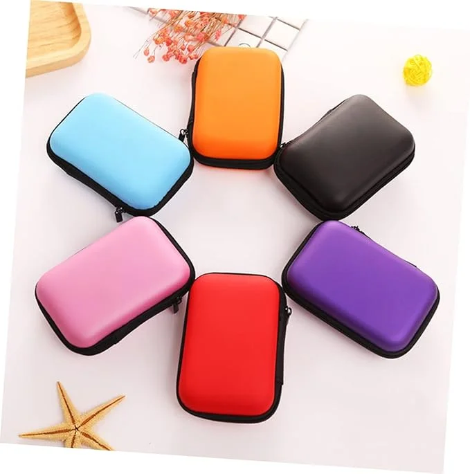 Headphone Storage Bag 1pc Portable Waterproof EVA For Travel