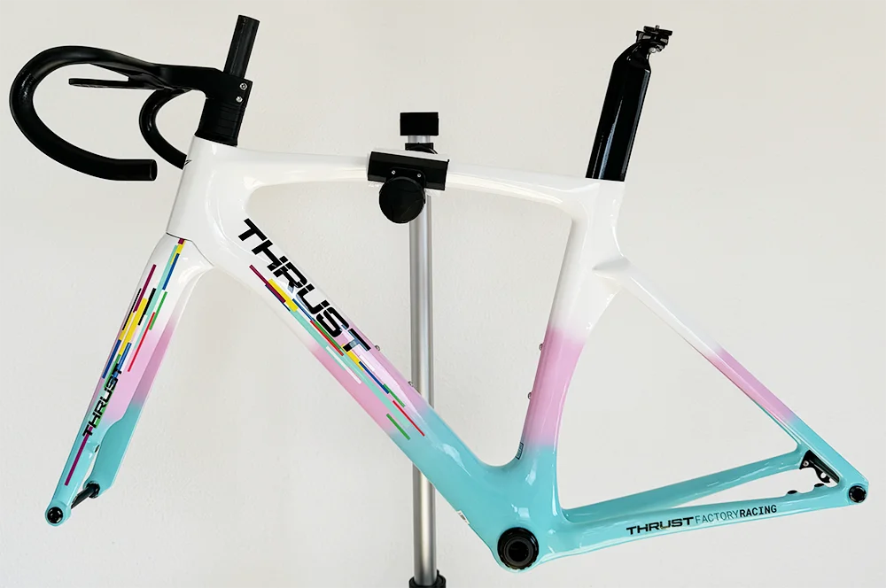 推力-カーボンロードバイクフレーム、ディスクブレーキ、フル