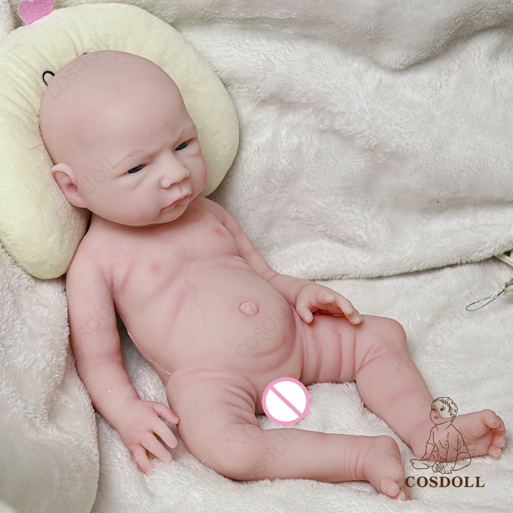 Cosdoll 47センチメートル3キロ現実的なシリコーンリボーン