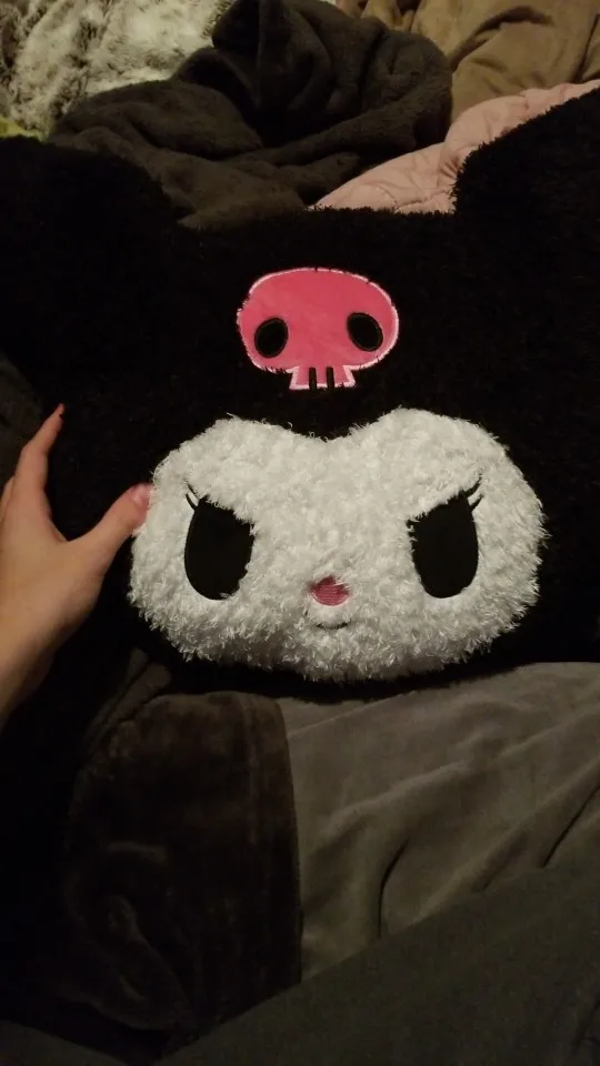 Kawaii Oversized Kuromi Melody Pillow