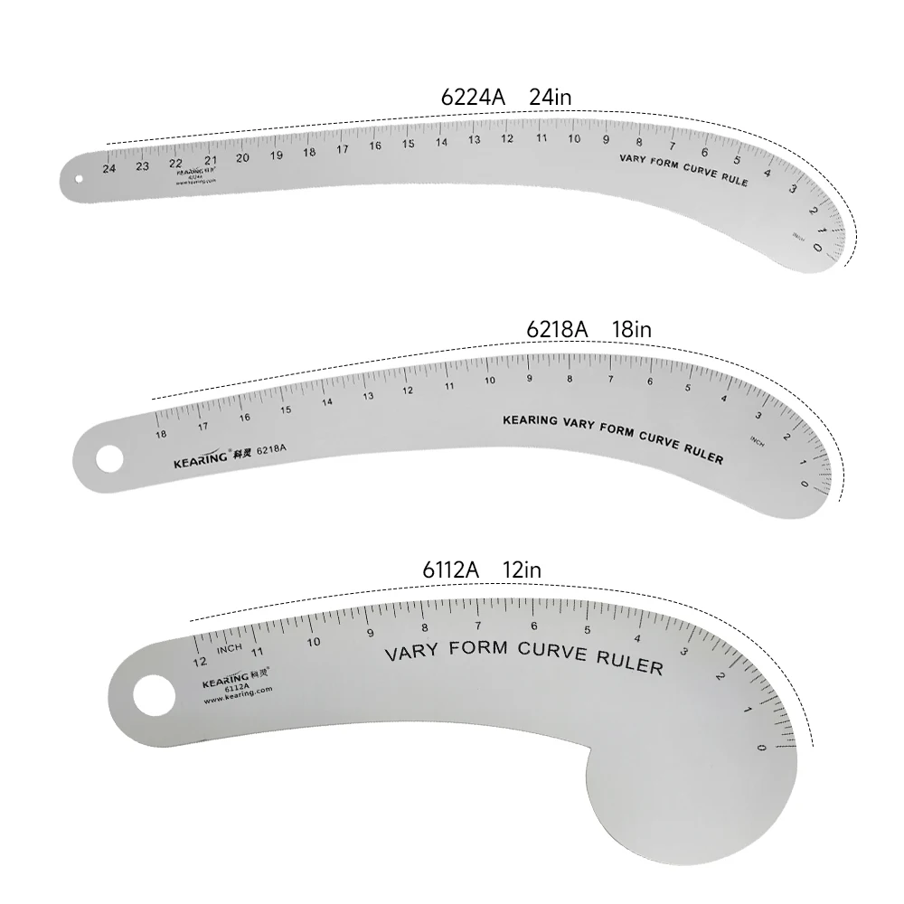 Kearing Vary Form Curve Ruler for Fashion Design Aviation Aluminum Sewing  French Curve Garment for Pattern Making Cutting - AliExpress