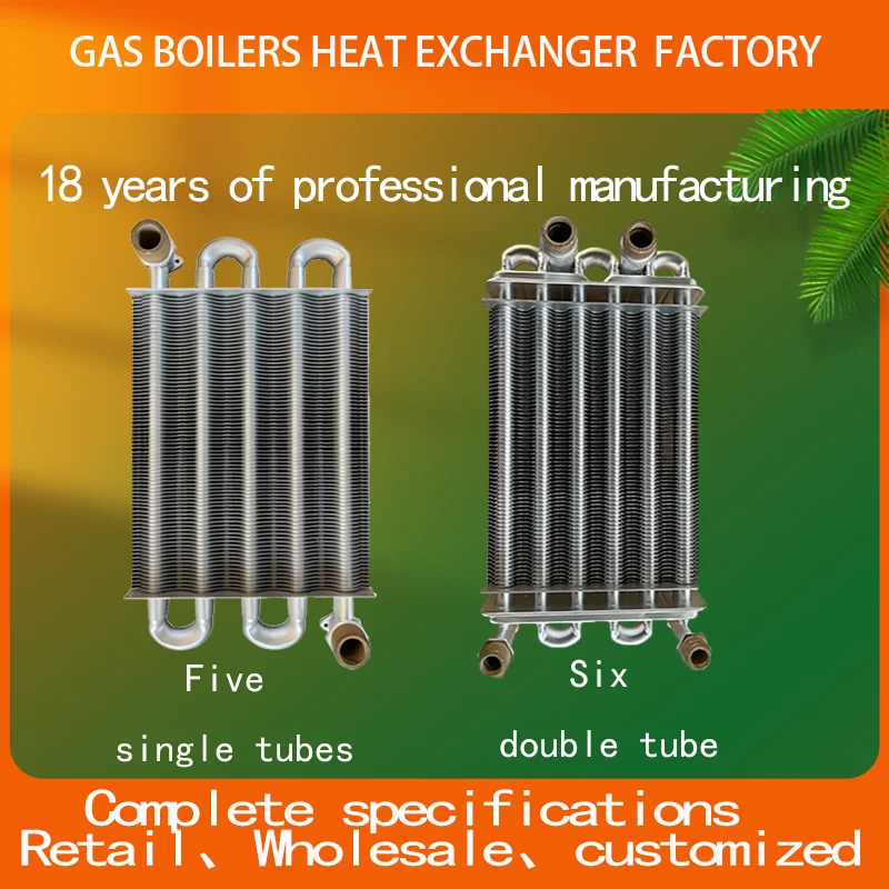 Gas-fired heating boilers heat exchanger Universal Single dual channel -  AliExpress