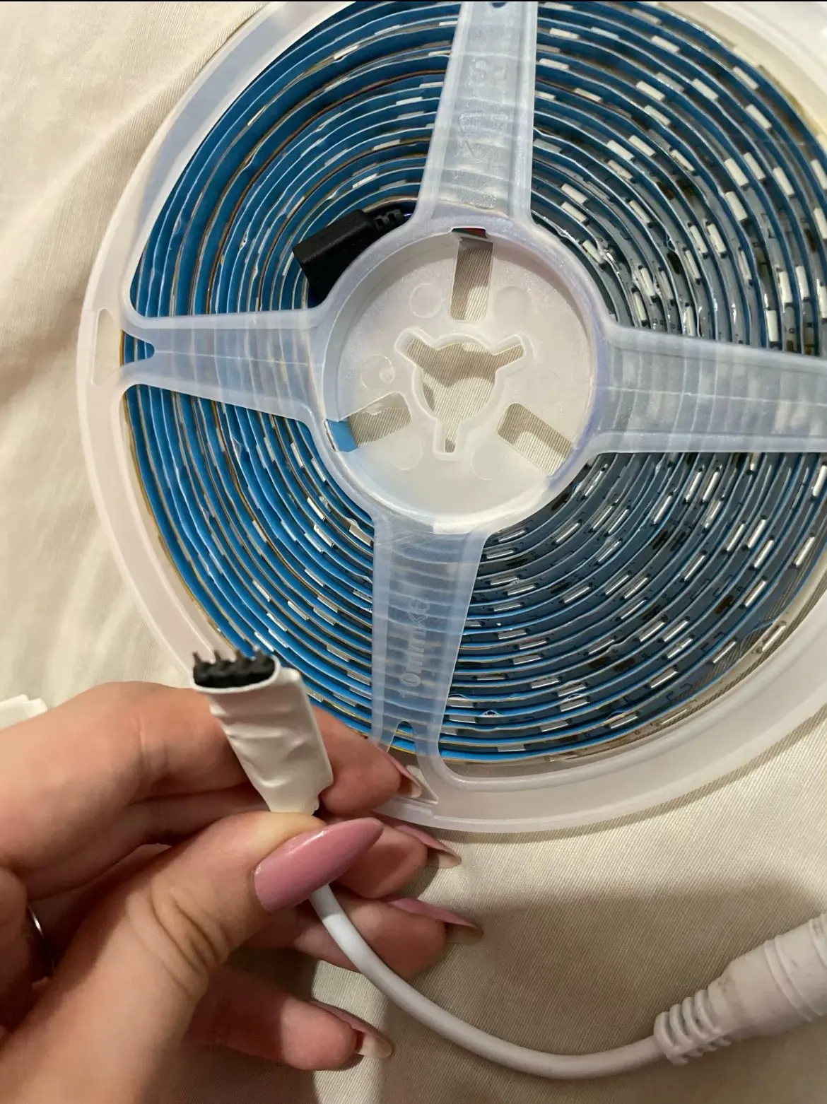 Fita Led Rgb 5050 Rolo 5m Ip65 + Controle + Fonte 12v Bivolt photo review