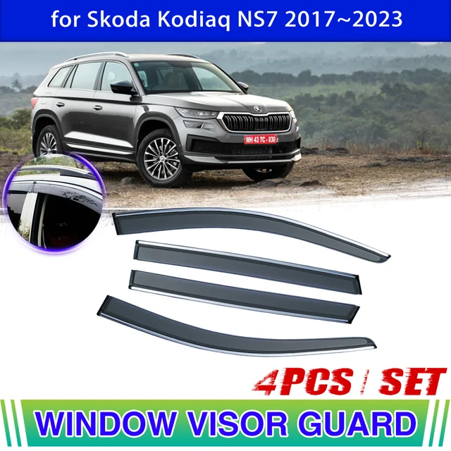 4x Deflektoren für Skoda Yeti 5L 2009 ~ 2017 2012 2015 Zubehör  Windschutzscheibe Auto Fenster Visier Regen Augenbraue Schutz Abdeckung  aufkleber - AliExpress