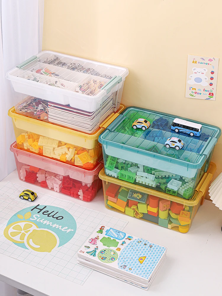 Building Blocks Classified Storage Box for Lego Toy Organizer with